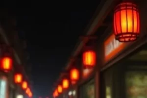 老式台灯下摊开的一叠案件卷宗