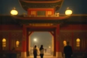 涨潮时海水漫过的一段旧木栈桥