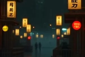 雪山垭口被大风掀动的彩色经幡